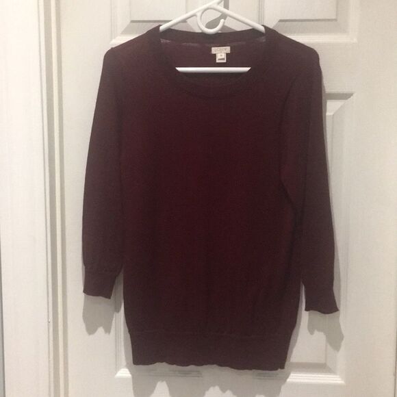 J.Crew crewneck 100% merino wool sweater SZ M - Picture 1 of 7